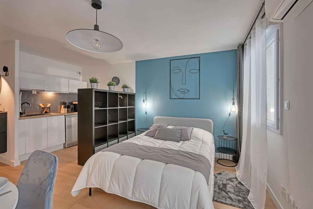 063 - Studio Didion, Centre Gare St Roch, Clim, Balcon,4Pers 蒙彼利埃 外观 照片