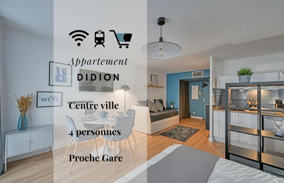 063 - Studio Didion, Centre Gare St Roch, Clim, Balcon,4Pers 蒙彼利埃 外观 照片